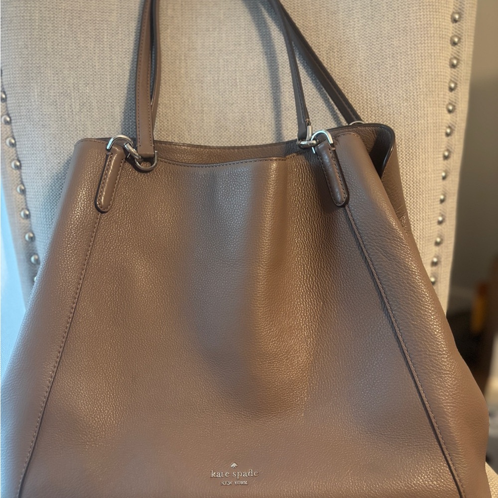 Kate Spade Taupe Leather Tote